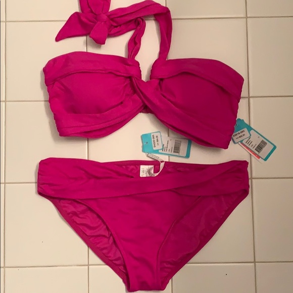 seafolly bikini pink